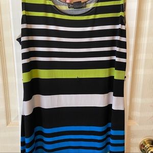 JESSICA HOWARD Sleeveless Maxi dress striped 12